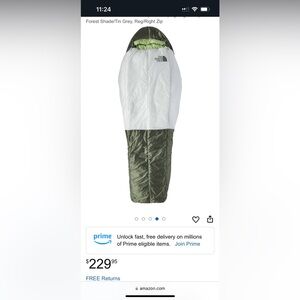 North Face Snow Leopard Sleeping Bag